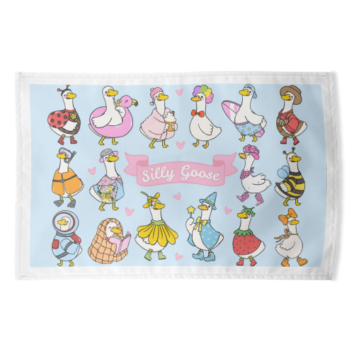 Silly Goose Outfits - funny tea towel by Lilly Rose