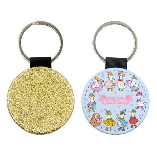 Silly Goose Outfits - keyring by Lilly Rose