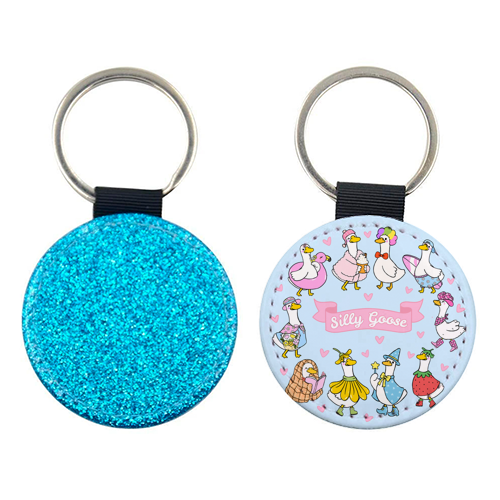 Silly Goose Outfits - keyring by Lilly Rose