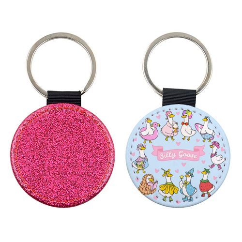 Silly Goose Outfits - keyring by Lilly Rose