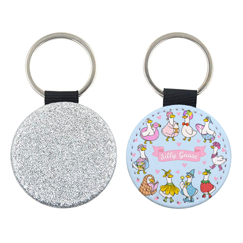 Silly Goose Outfits - keyring by Lilly Rose