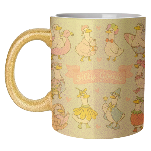 Silly Goose Outfits - unique mug by Lilly Rose