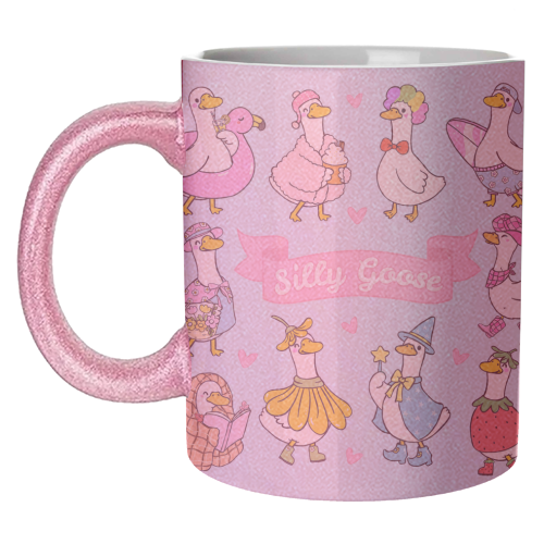 Silly Goose Outfits - unique mug by Lilly Rose