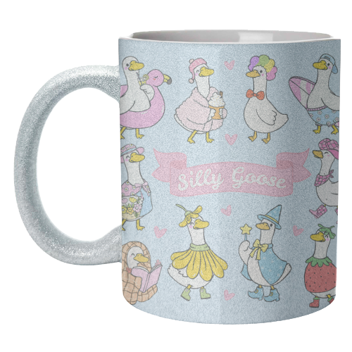 Silly Goose Outfits - unique mug by Lilly Rose