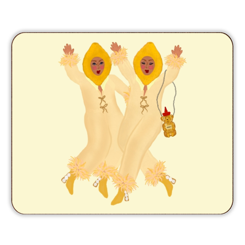 Honey And Lemon Ladies - designer placemat by Steph Pryor