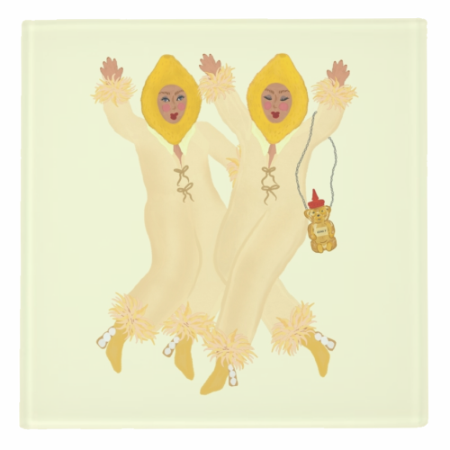 Honey And Lemon Ladies - personalised beer coaster by Steph Pryor