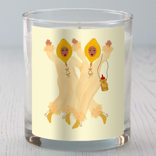 Honey And Lemon Ladies - scented candle by Steph Pryor