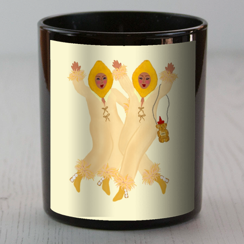Honey And Lemon Ladies - scented candle by Steph Pryor