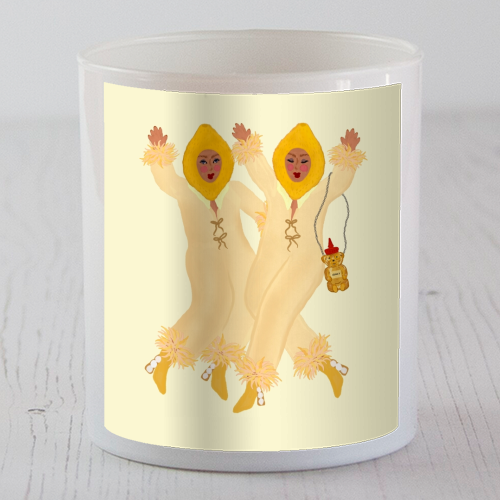 Honey And Lemon Ladies - scented candle by Steph Pryor