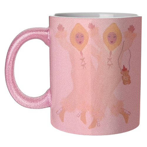 Honey And Lemon Ladies - unique mug by Steph Pryor