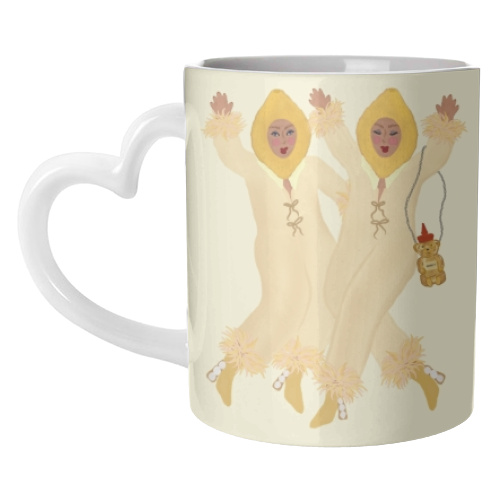 Honey And Lemon Ladies - unique mug by Steph Pryor