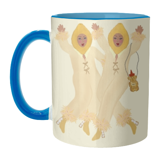 Honey And Lemon Ladies - unique mug by Steph Pryor