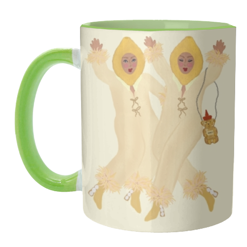 Honey And Lemon Ladies - unique mug by Steph Pryor