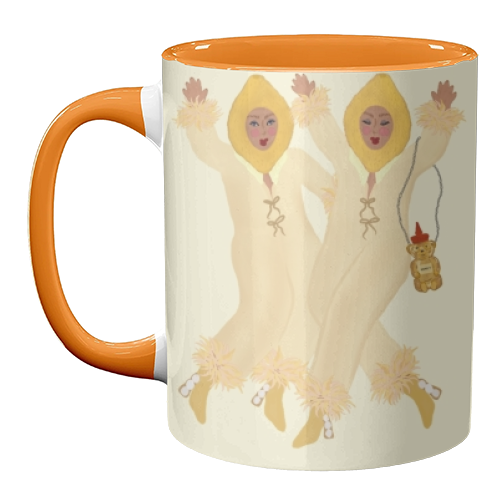 Honey And Lemon Ladies - unique mug by Steph Pryor
