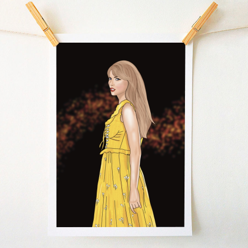 Evermore Eras Print - A1 - A4 art print by Drawings by Firefly