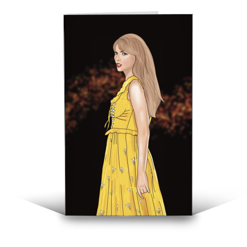 Evermore Eras Print - funny greeting card by Drawings by Firefly