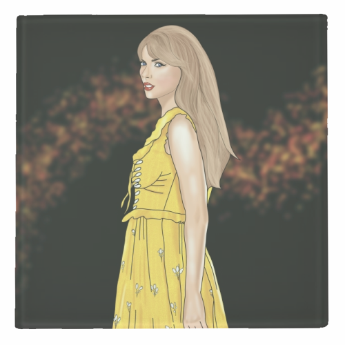 Evermore Eras Print - personalised beer coaster by Drawings by Firefly