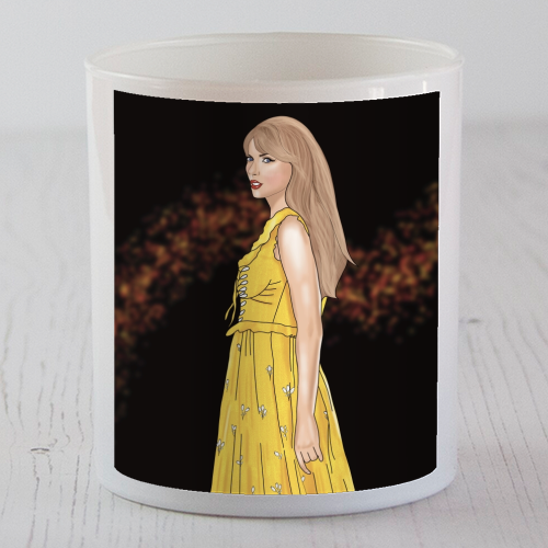 Evermore Eras Print - scented candle by Drawings by Firefly