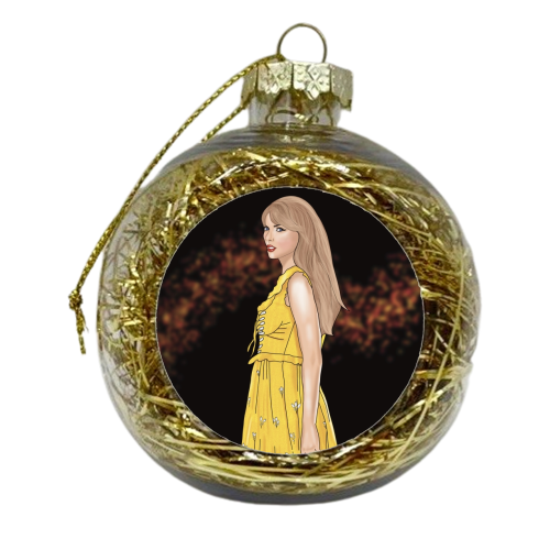 Evermore Eras Print - xmas bauble by Drawings by Firefly