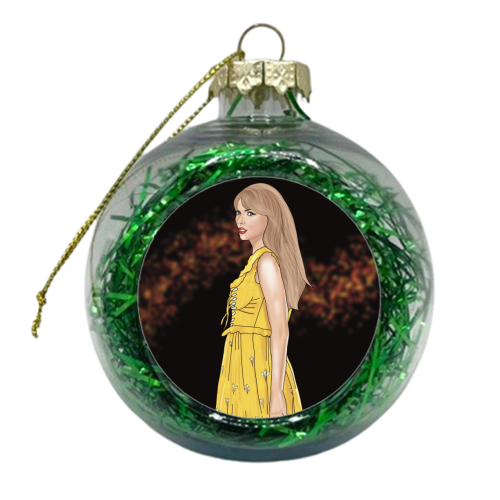 Evermore Eras Print - xmas bauble by Drawings by Firefly
