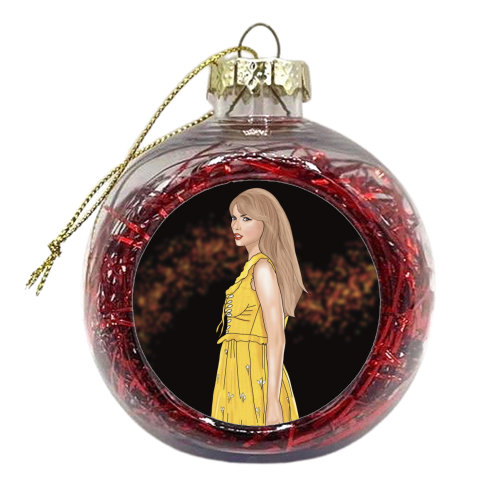 Evermore Eras Print - xmas bauble by Drawings by Firefly