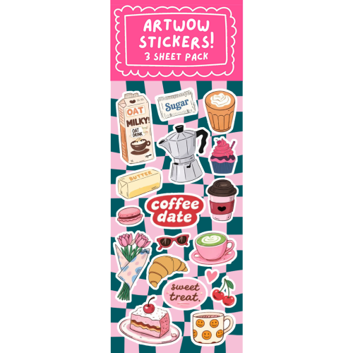 Coffee Date - Sticker Pack by Lilly Rose