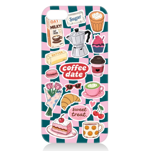 Coffee Date - unique phone case by Lilly Rose