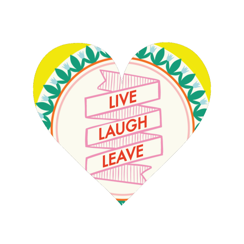 Pattern Series Live Laugh Leave Design - Magnet by AbiGoLucky