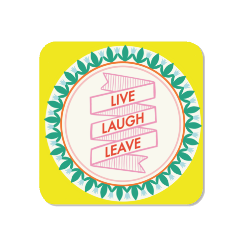 Pattern Series Live Laugh Leave Design - Magnet by AbiGoLucky