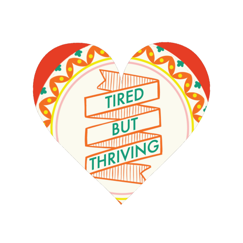 Pattern Series Tired but Thriving Design - Magnet by AbiGoLucky