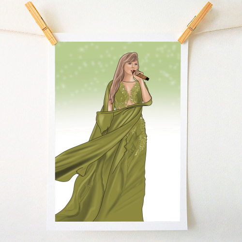 Folklore Era Print - A1 - A4 art print by Drawings by Firefly