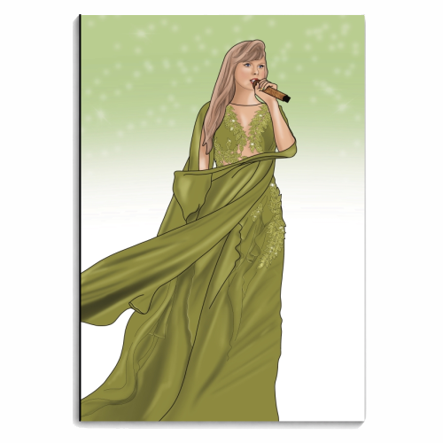 Folklore Era Print - personalised A4, A5, A6 notebook by Drawings by Firefly