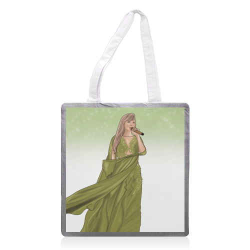 Folklore Era Print - printed canvas tote bag by Drawings by Firefly