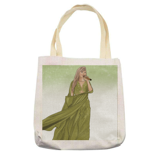 Folklore Era Print - printed canvas tote bag by Drawings by Firefly
