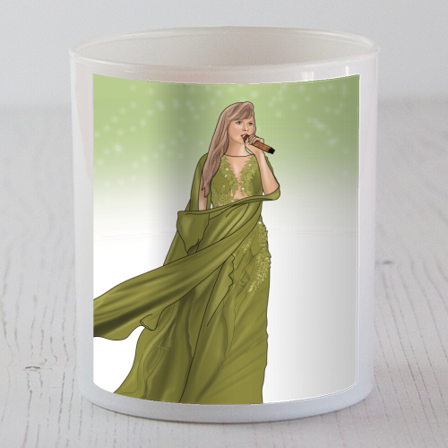 Folklore Era Print - scented candle by Drawings by Firefly