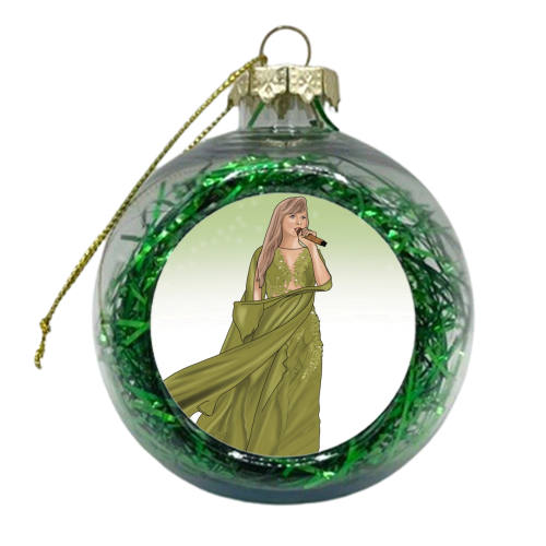 Folklore Era Print - xmas bauble by Drawings by Firefly