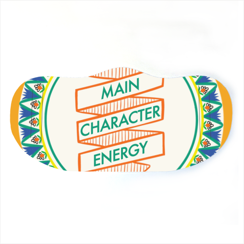 Pattern Series Main Character Energy Design - face cover mask by AbiGoLucky
