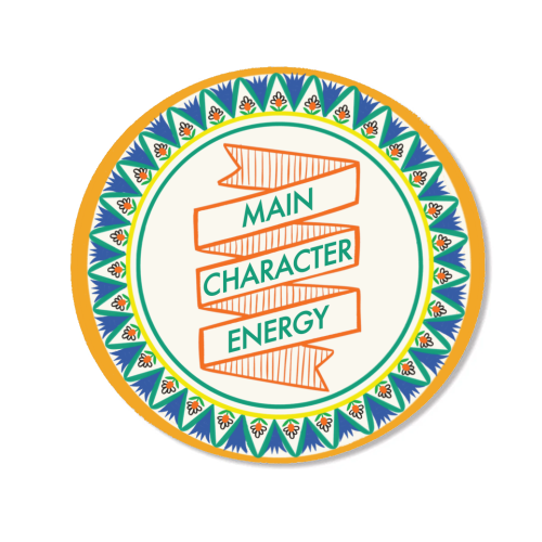 Pattern Series Main Character Energy Design - Magnet by AbiGoLucky