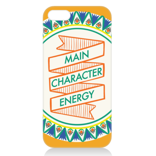 Pattern Series Main Character Energy Design - unique phone case by AbiGoLucky