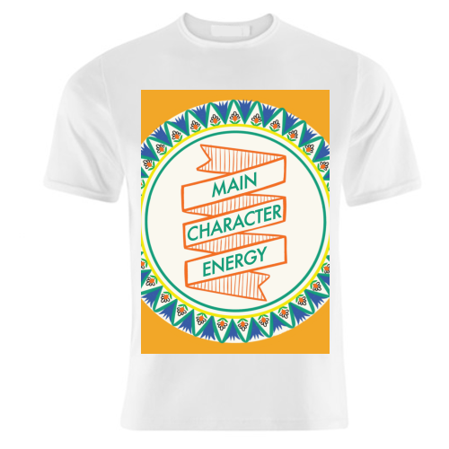 Pattern Series Main Character Energy Design - unique t shirt by AbiGoLucky