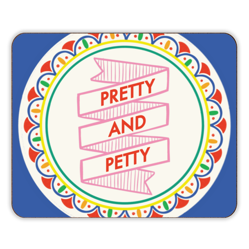 Pattern Series Pretty and Petty Design - designer placemat by AbiGoLucky