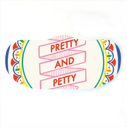 Pattern Series Pretty and Petty Design - face cover mask by AbiGoLucky