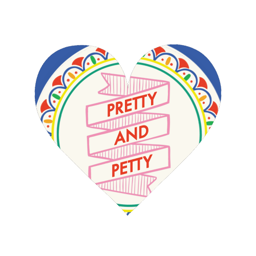 Pattern Series Pretty and Petty Design - Magnet by AbiGoLucky