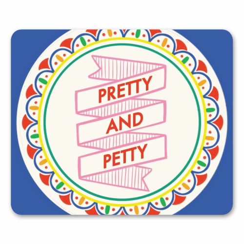 Pattern Series Pretty and Petty Design - mouse mat by AbiGoLucky