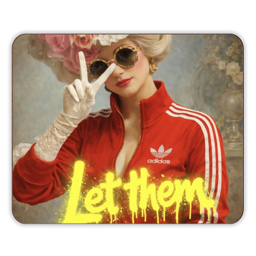 Marie Antoinette - let them - designer placemat by Sammy Bird