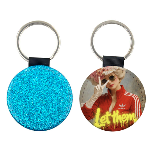 Marie Antoinette - let them - keyring by Sammy Bird