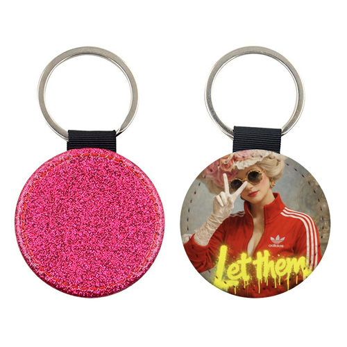 Marie Antoinette - let them - keyring by Sammy Bird