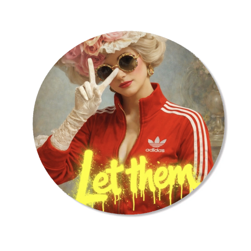 Marie Antoinette - let them - Magnet by Sammy Bird