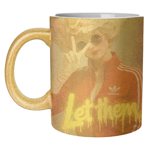 Marie Antoinette - let them - unique mug by Sammy Bird