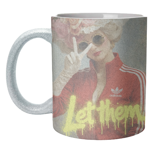 Marie Antoinette - let them - unique mug by Sammy Bird